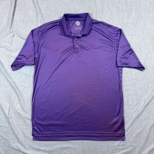 Kilburne Finch Polo Shirt Mens Medium Purple Performance Golf‎ Lightweight